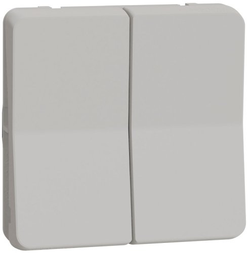 Переключатель без рамки Schneider Electric Mureva Styl 2-кл. проходной IP55 белый картинка